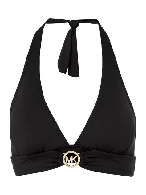 michael kors swim skirt|Michael Kors black bikini.